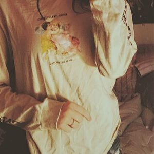 Good Intentions Bad Decisions Tan Long Sleeve